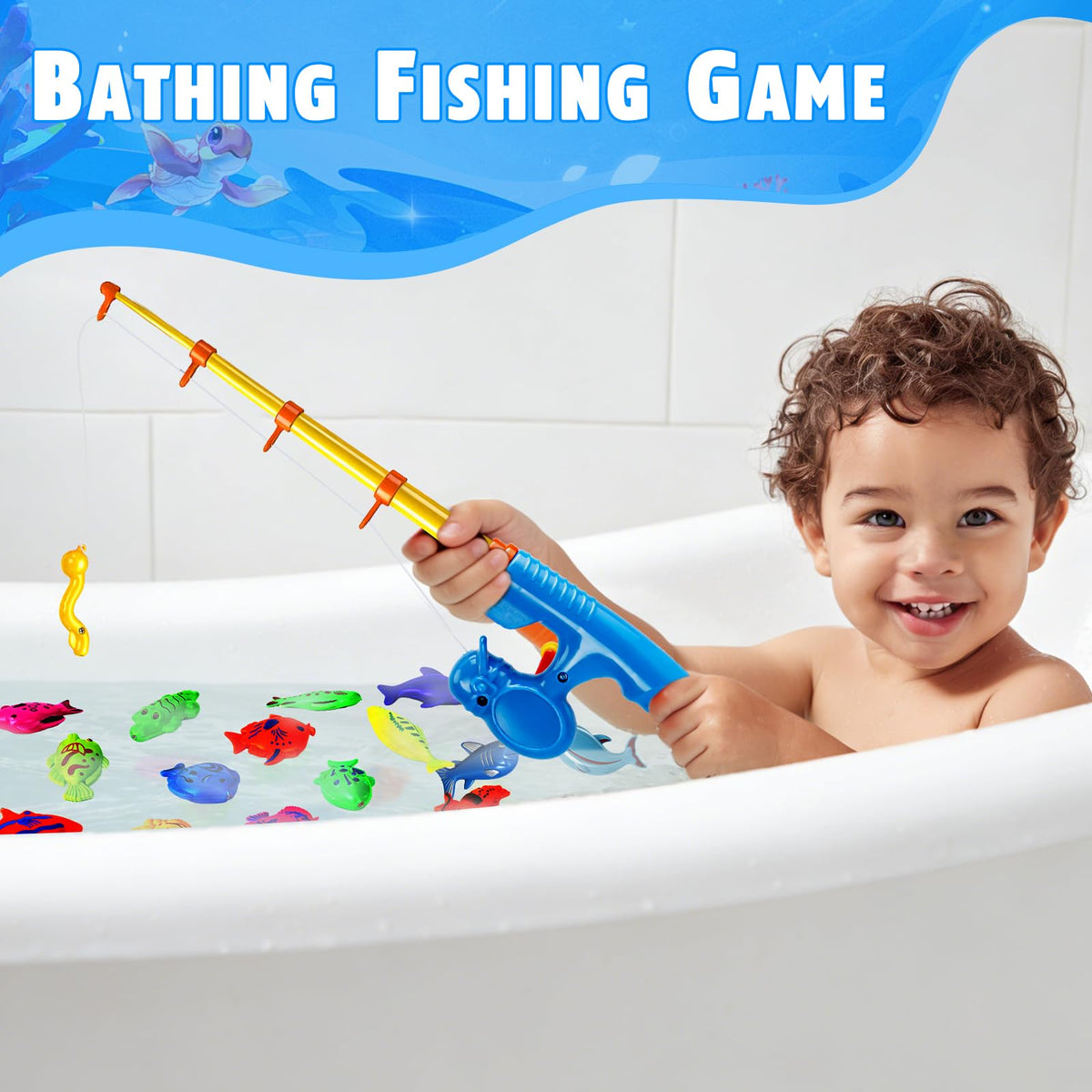 CozyBomB Magnetic Fishing Pool Toy Game for Kids