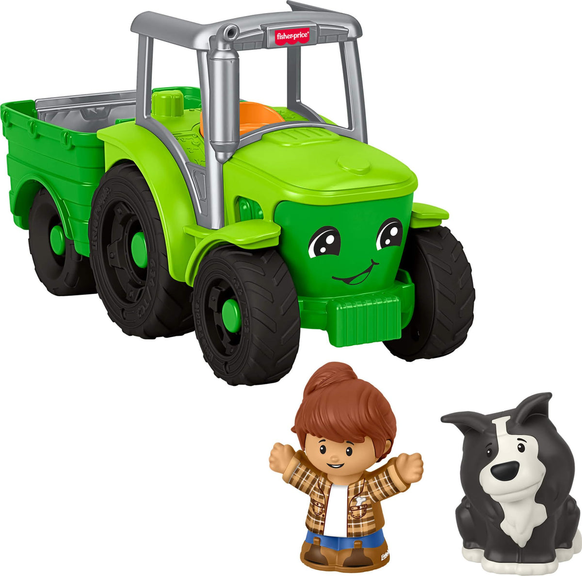 Fisher-Price Little People Push and Play Tractor