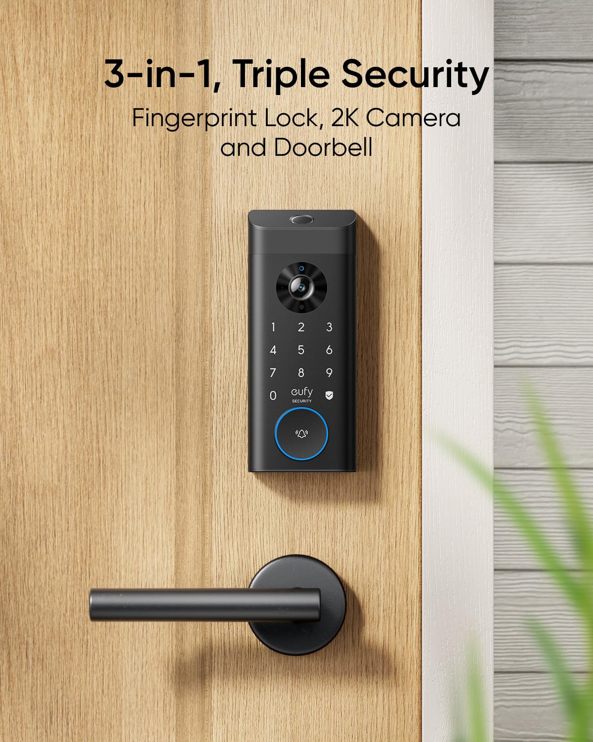 eufy Security Video Smart Lock E330 with Camera and Fingerprint Entry