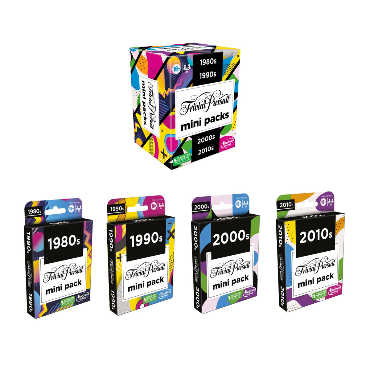 Hasbro Gaming Trivial Pursuit Mini Pack Multipack, 4 Games