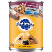 Pedigree Chopped Adult Wet Dog Food, 375g, 12 Pack