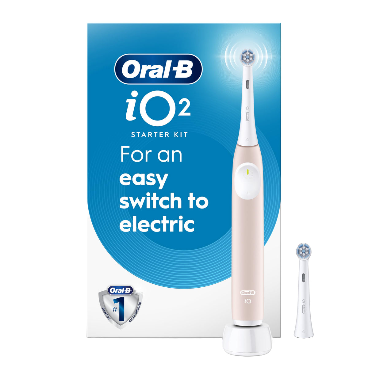 Oral-B iO2 Electric Toothbrush, Peach, iO Series 2 Limited