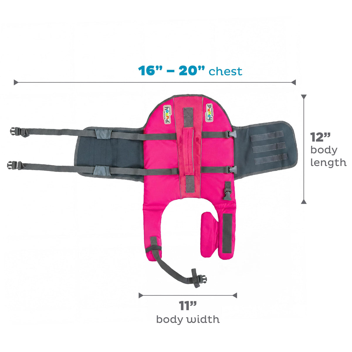 Outward Hound Granby Splash Dog Life Jacket, Small, Pink