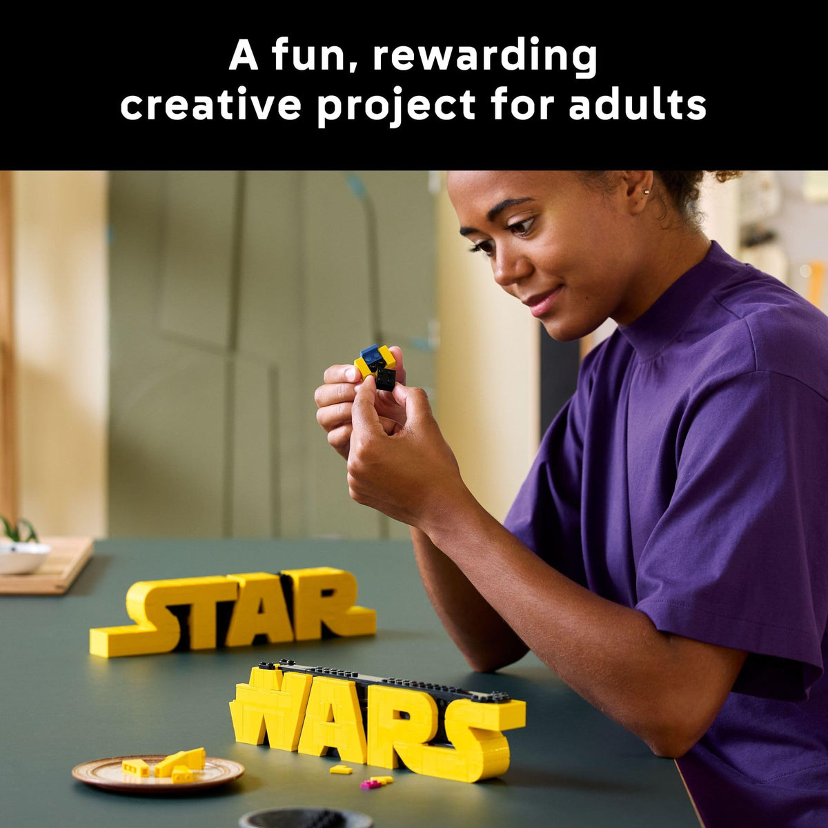 LEGO Star Wars Brick-Built Star Wars Logo, 75407