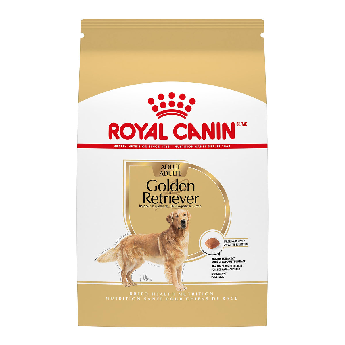 Royal Canin Golden Retriever Adult Dry Dog Food, 30 lb