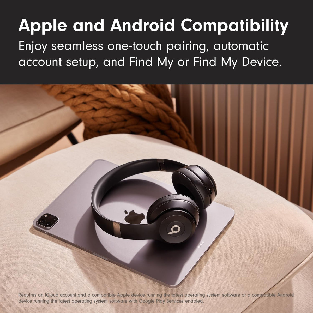 Beats Solo 4 Wireless On-Ear Headphones, Matte Black
