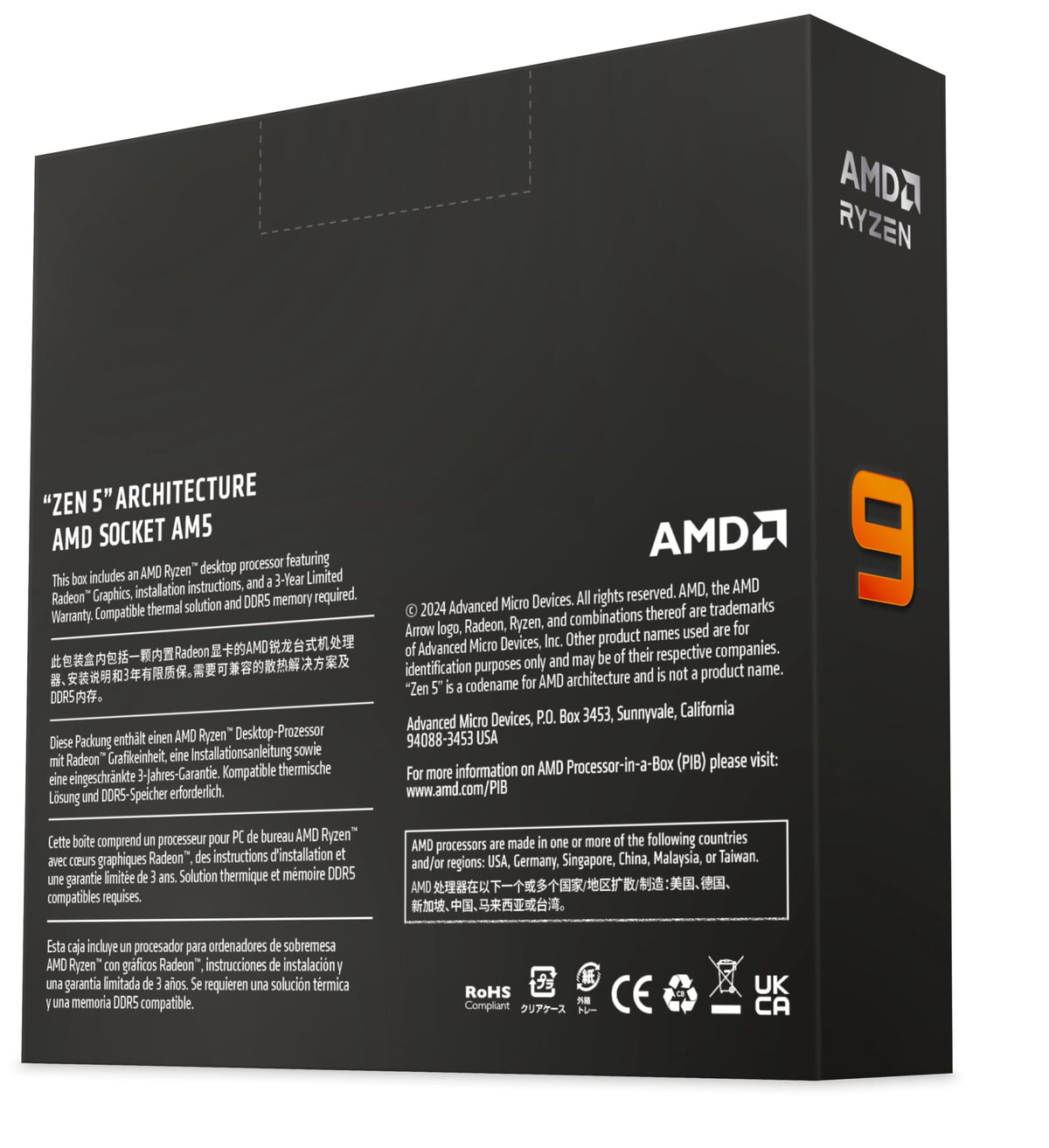AMD Ryzen 9 9950X 16-Core, 32-Thread Desktop Processor