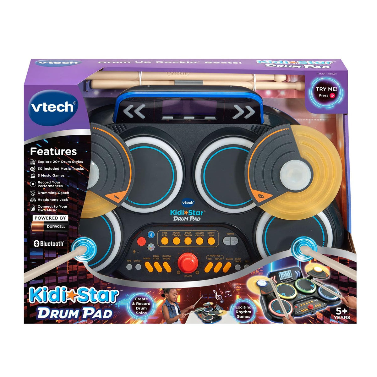 VTech Kidi Star Drum Pad, English Version