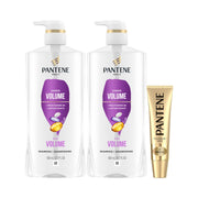 Pantene Pro-V Volume & Body Shampoo Twin Pack, 820 mL Each + 15 mL