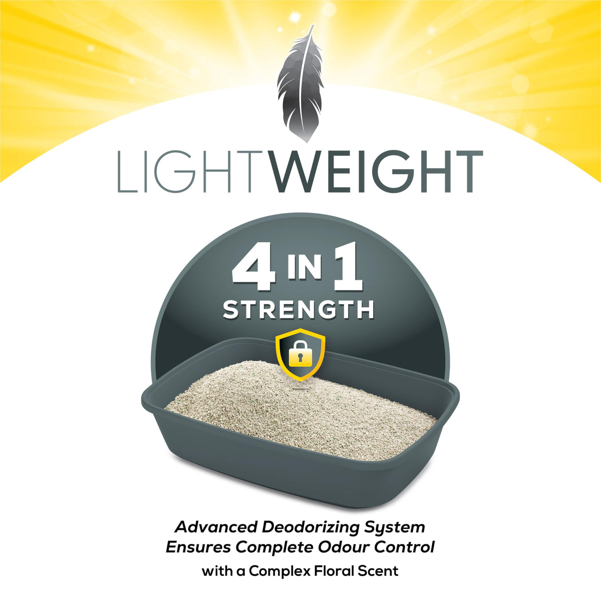 Tidy Cats 4-in-1 Strength Lightweight Multi-Cat Litter, 5.44 kg