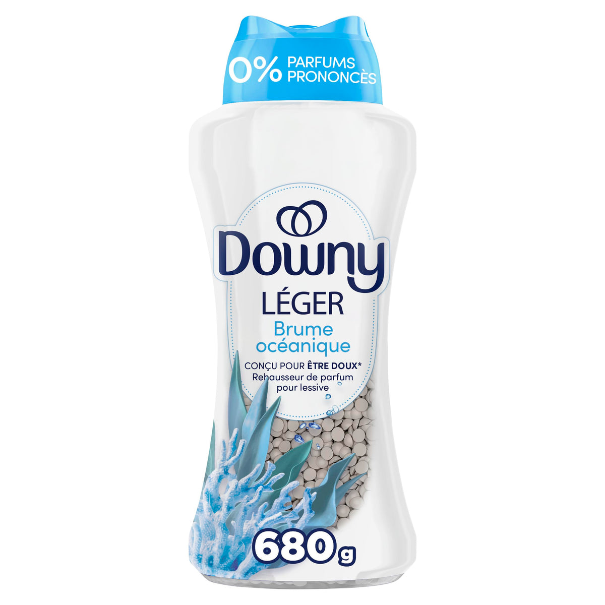 Downy Light Laundry Scent Booster Beads, Ocean Mist, 680 g
