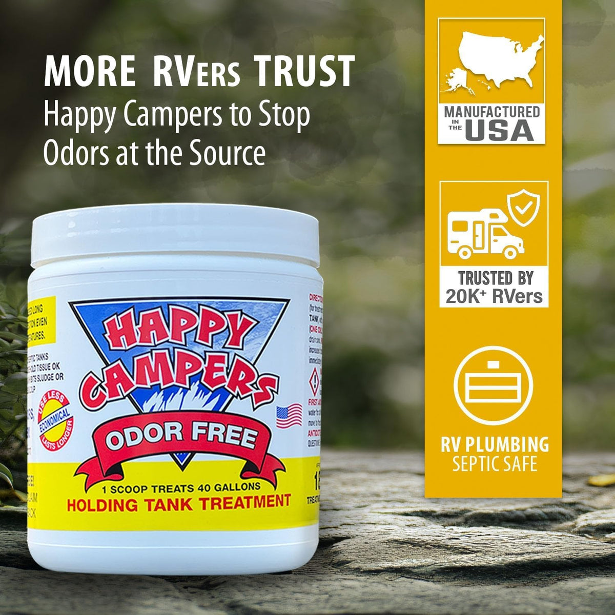 Happy Campers RV Toilet Treatment, 18 Treatments