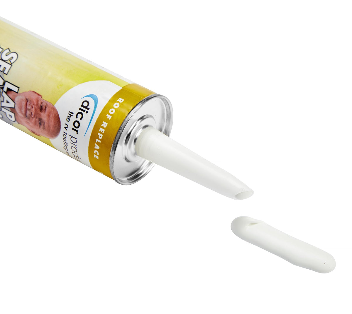 Dicor 551LSW1 White Non-Sag Roof Lap Sealant, 10.3oz Tube