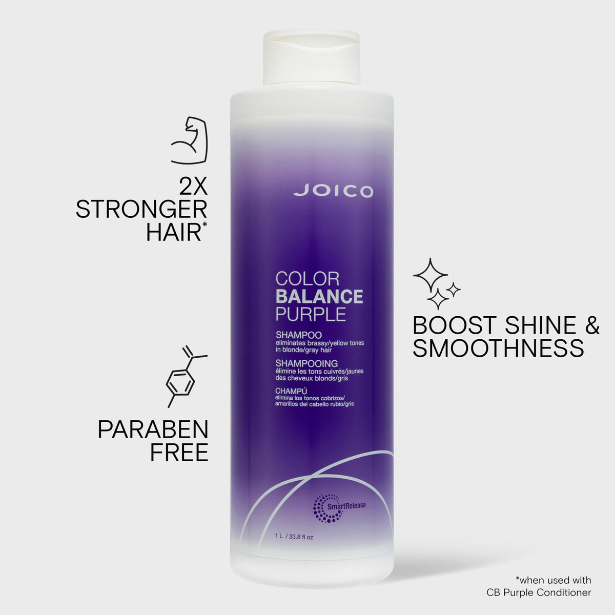 Joico Color Balance Purple Shampoo for Blonde Hair