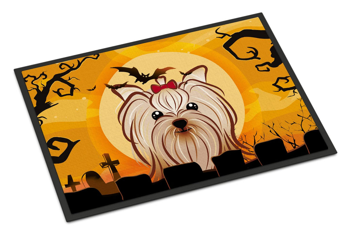 Caroline's Treasures BB1762JMAT Yorkie Terrier Door Mat, 24x36 Inch