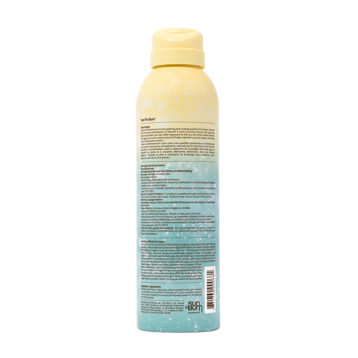 Sun Bum Cool Down Hydrating After Sun Spray, 177 ml