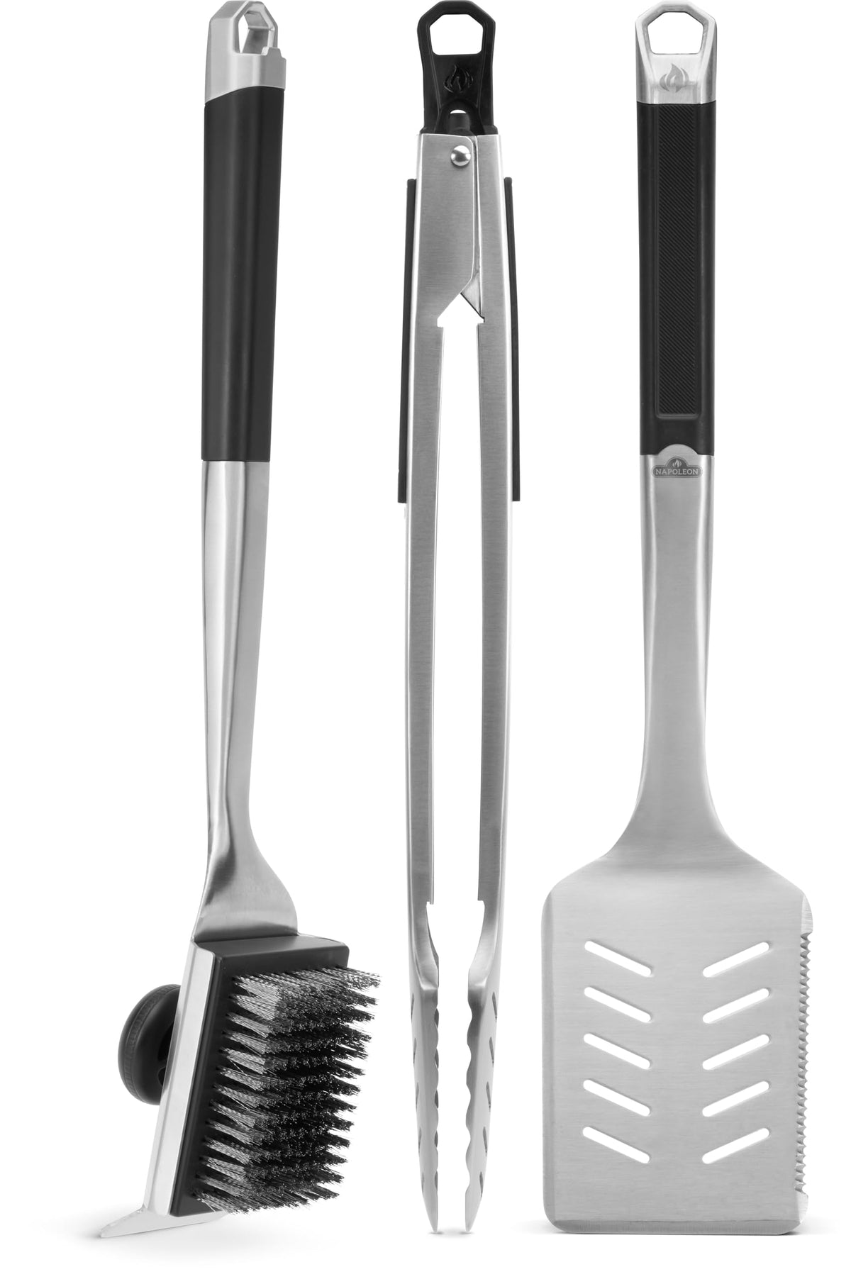 Napoleon Premium Grill 3-Piece Tool Set, Stainless Steel (GATL006)