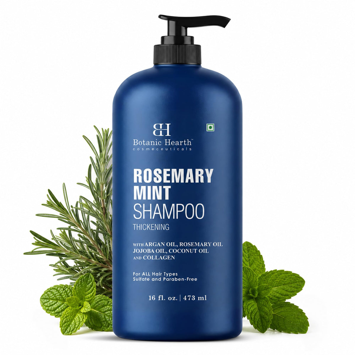 Botanic Hearth Rosemary Shampoo with Biotin and Mint, 16 fl oz