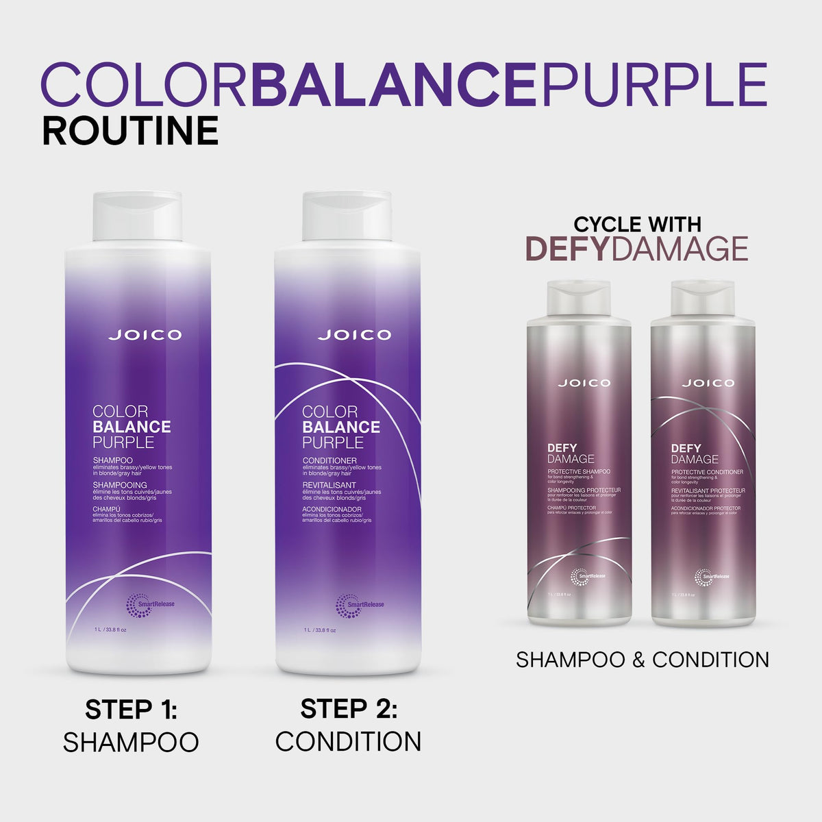 Joico Color Balance Purple Shampoo for Blonde Hair
