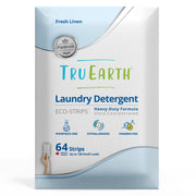 Tru Earth Platinum Laundry Detergent Sheets, Fresh Linen, 64 Sheets