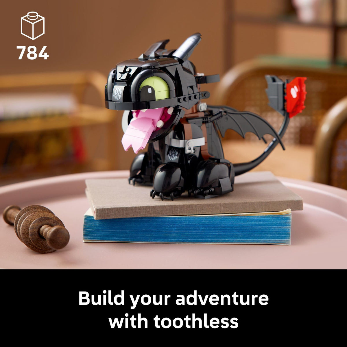 LEGO Icons How to Train Your Dragon: Toothless Building Set, 10375