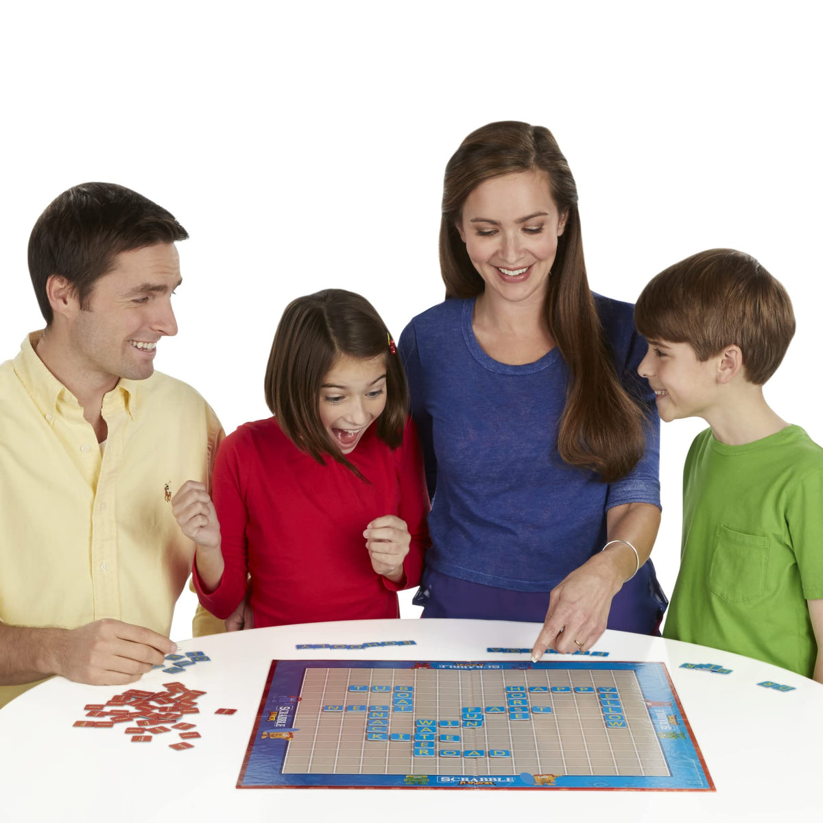 Hasbro Gaming Scrabble Junior Board Game, 2-4 Players, Ages 5+