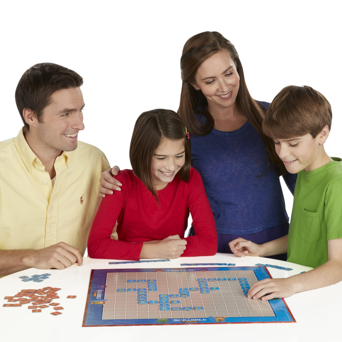 Hasbro Gaming Scrabble Junior Board Game, 2-4 Players, Ages 5+