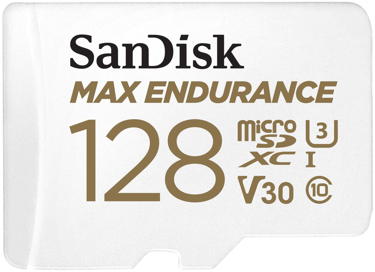 SanDisk 128GB MAX Endurance microSDXC Card with Adapter, SDSQQVR-128G
