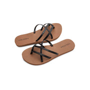 Volcom Women's New School Sandals, Black, 8