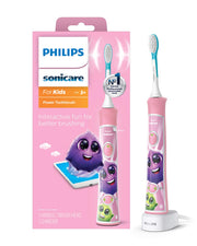 Philips Sonicare for Kids Rechargeable Toothbrush, Pink, HX6351/41