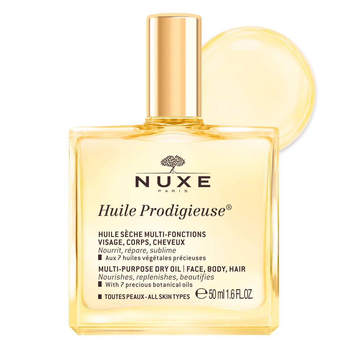 Nuxe Huile Prodigieuse Multi-Purpose Dry Oil, 50 mL