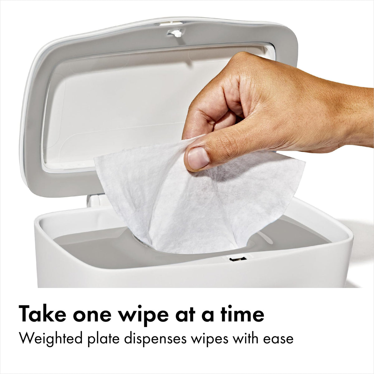 Oxo Tot Perfect Pull Wipes Dispenser, Gray, 63121800