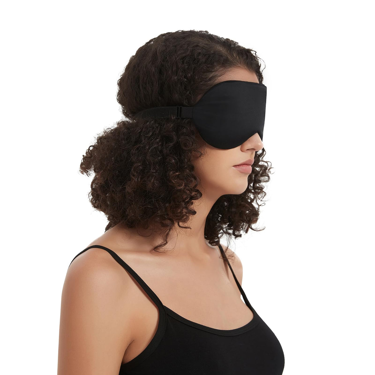 Alaska Bear Natural Silk Sleep Mask, One Strap