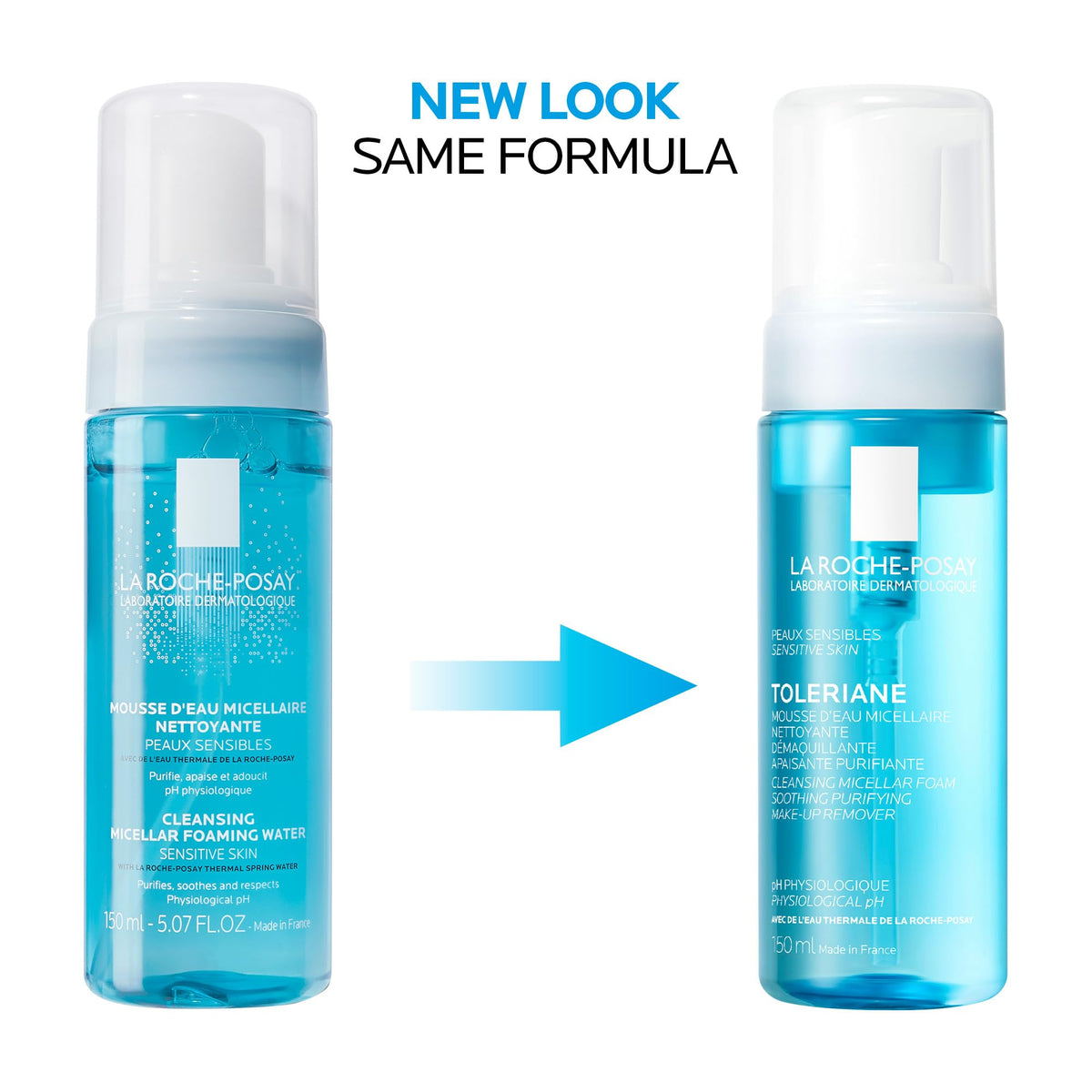 La Roche-Posay Toleriane Micellar Foaming Water Face Wash, 150 mL