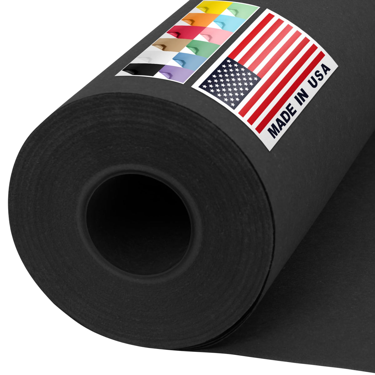 Paclord Black Kraft Paper Roll, 36x1200 Inch, 45 lbs
