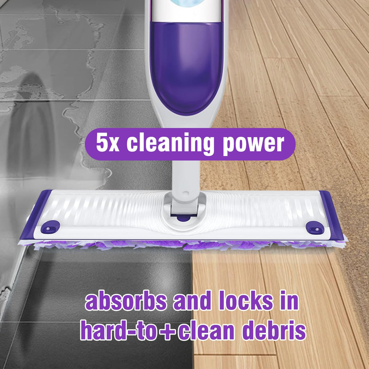 Disposable Mop Pads for Swiffer Power Mop, 30 Pack
