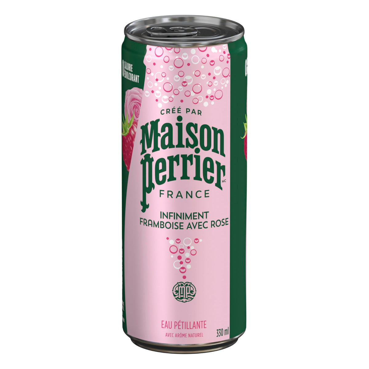 Maison Perrier Forever Raspberry Rose Sparkling Water, 24 x 330 ml