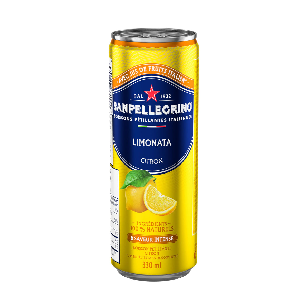 San Pellegrino Limonata Sparkling Lemon Beverage, 24 x 330 ml