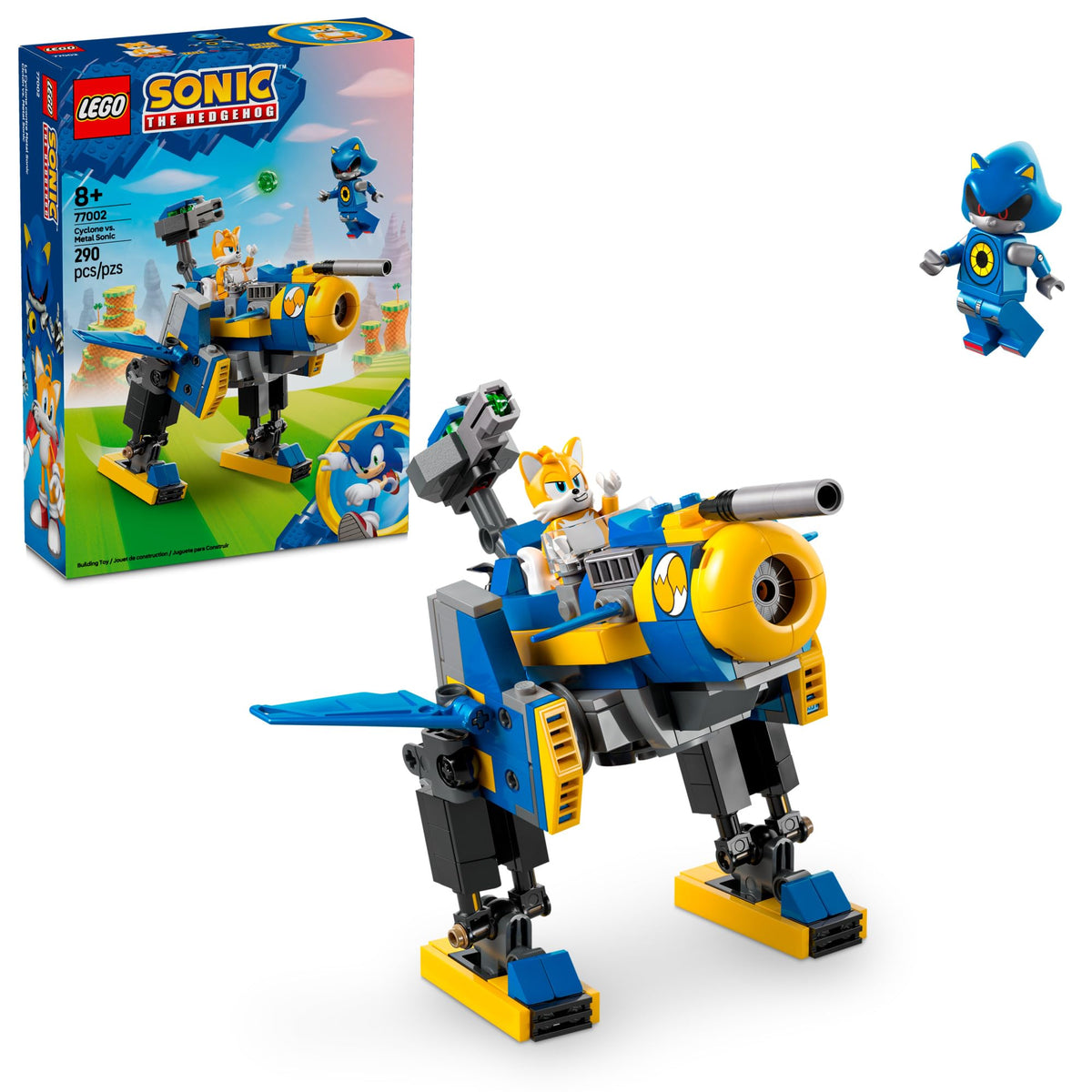 LEGO Sonic the Hedgehog Cyclone vs. Metal Sonic Building Set, 77002