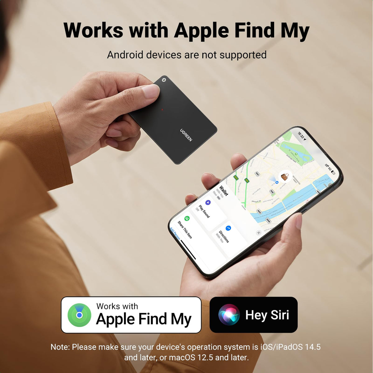 UGREEN FineTrack Slim Smart Finder Card