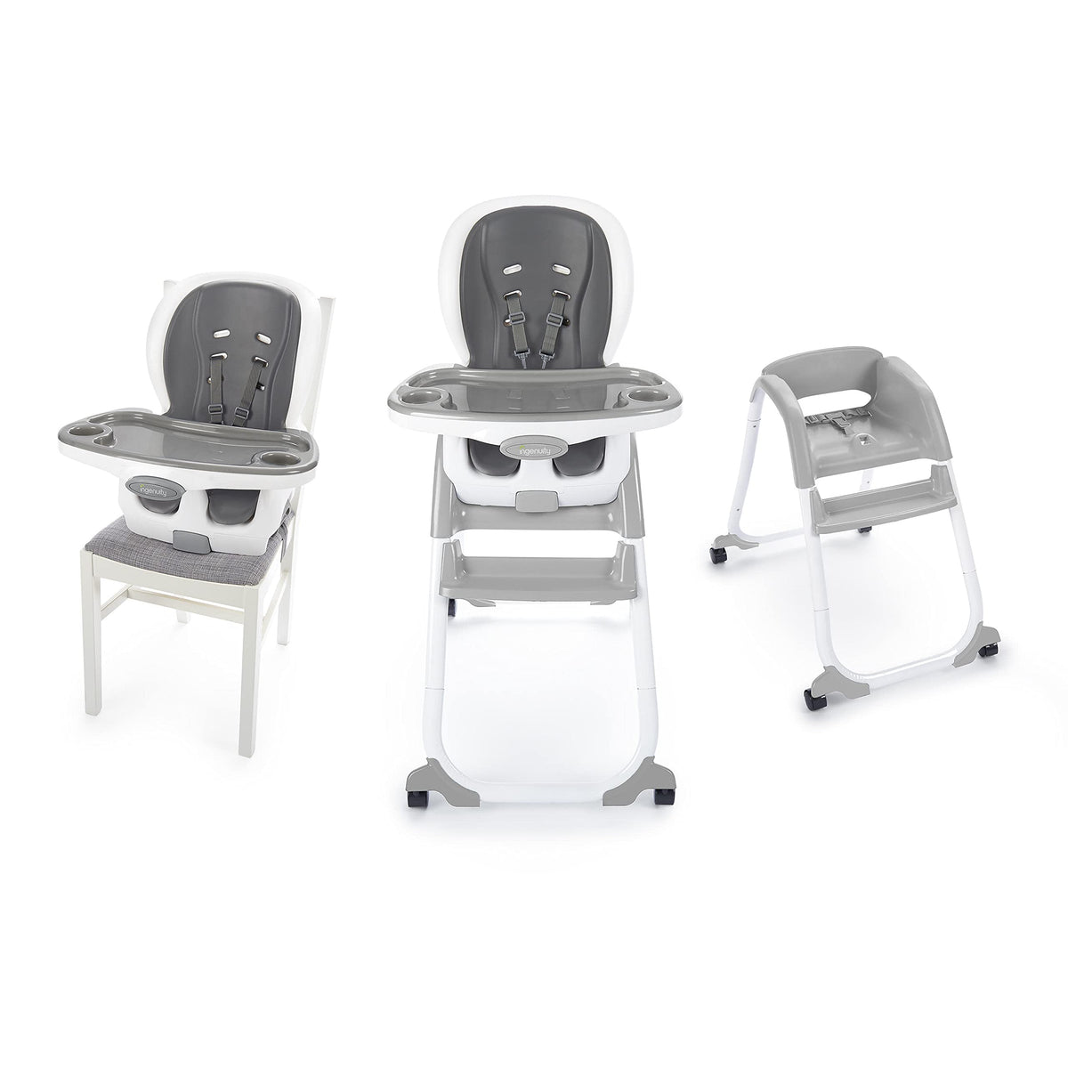 Ingenuity SmartClean Trio Elite 3-in-1 Baby High Chair, Slate