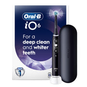 Oral-B iO6 Electric Toothbrush, Black Lava, with Travel Case