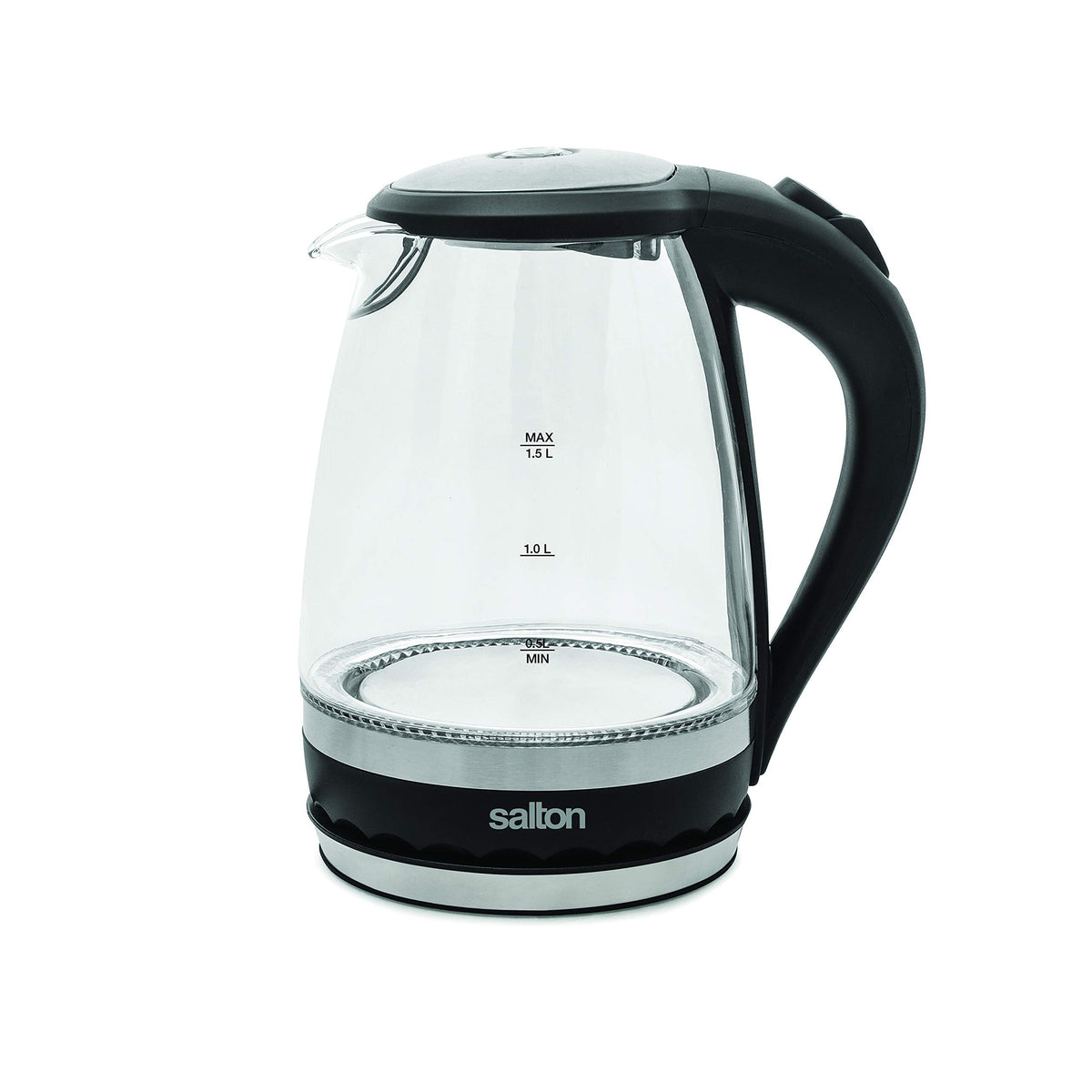 Salton Cordless Glass Electric Kettle, 1.5 L