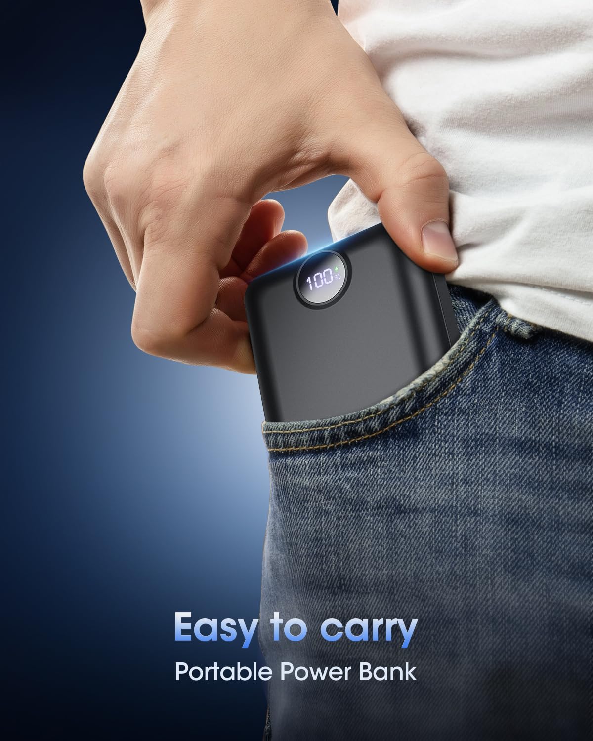 Power Bank, 50000mAh, 22.5W, 3 Outputs, LED Display