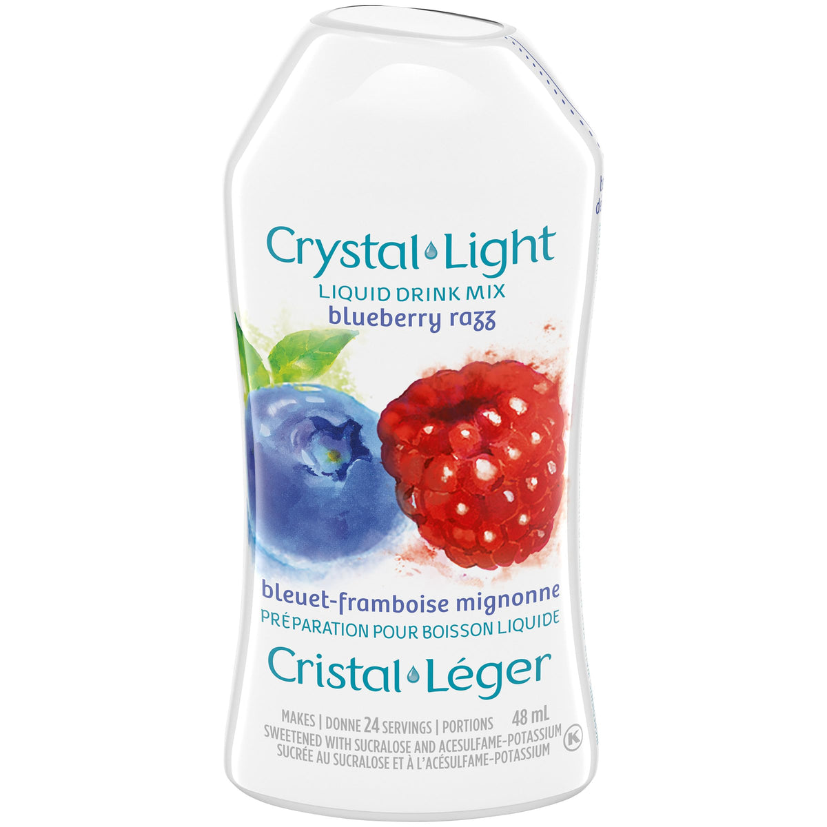 Crystal Light Liquid Drink Mix, Blueberry Razz, 12 Count