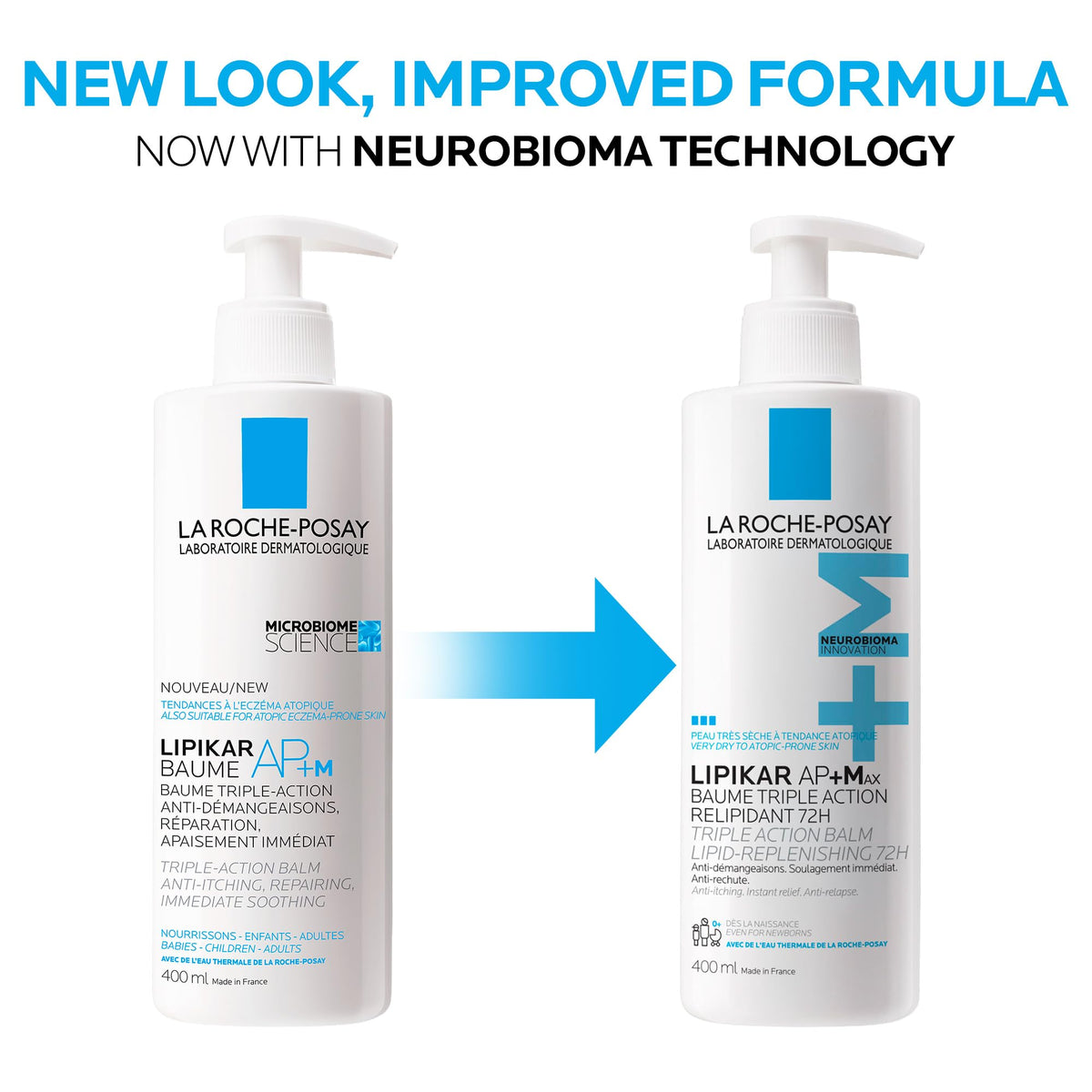 La Roche-Posay Lipikar Baume AP+M Body Lotion, 400 mL
