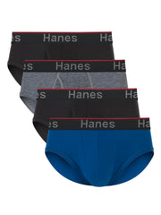 Hanes Total Support Pouch Men's Briefs, Assorted, 4 Pack, Medium