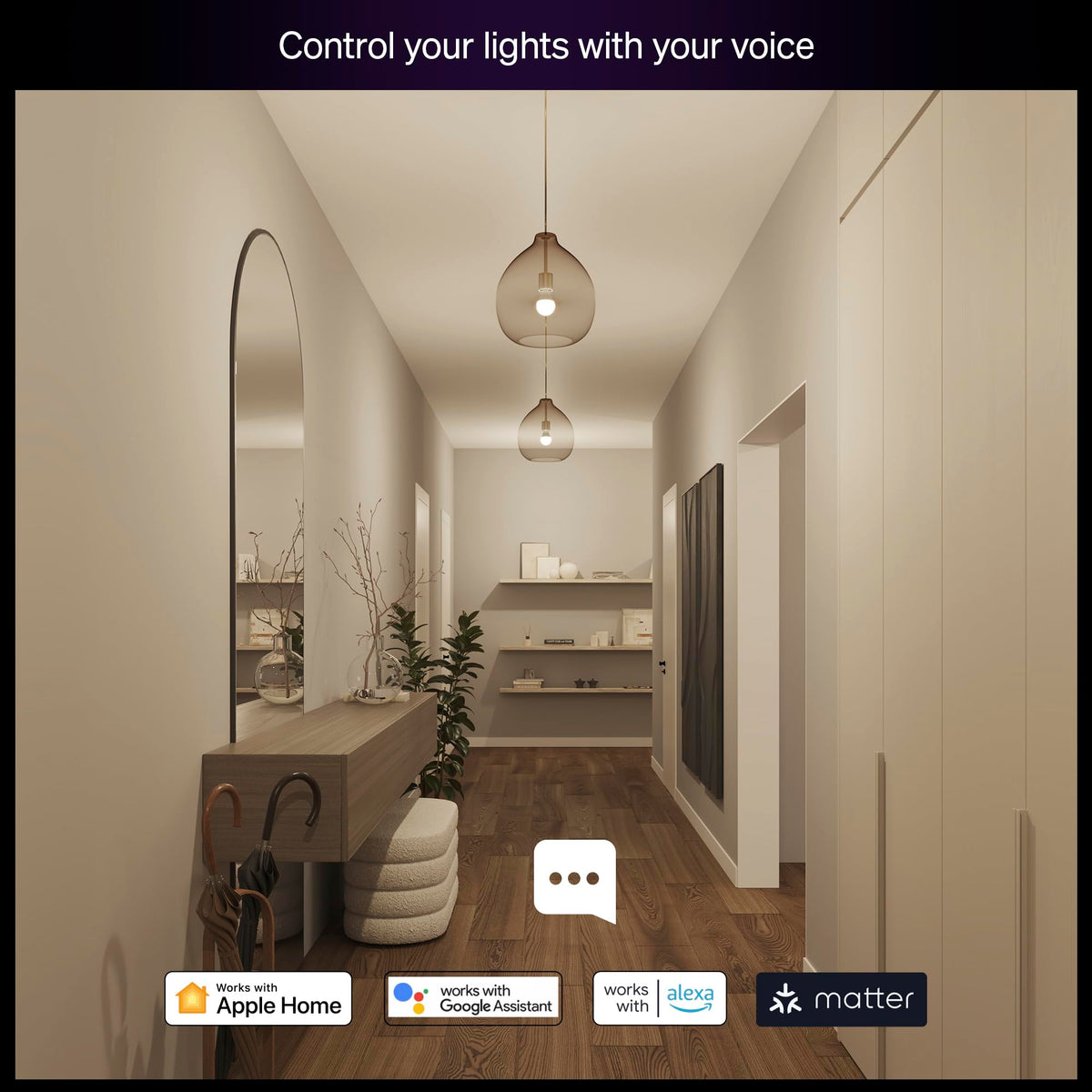 Philips Hue Essential Smart LED A19 Bulb, E26, 8.8W, 3 Pack