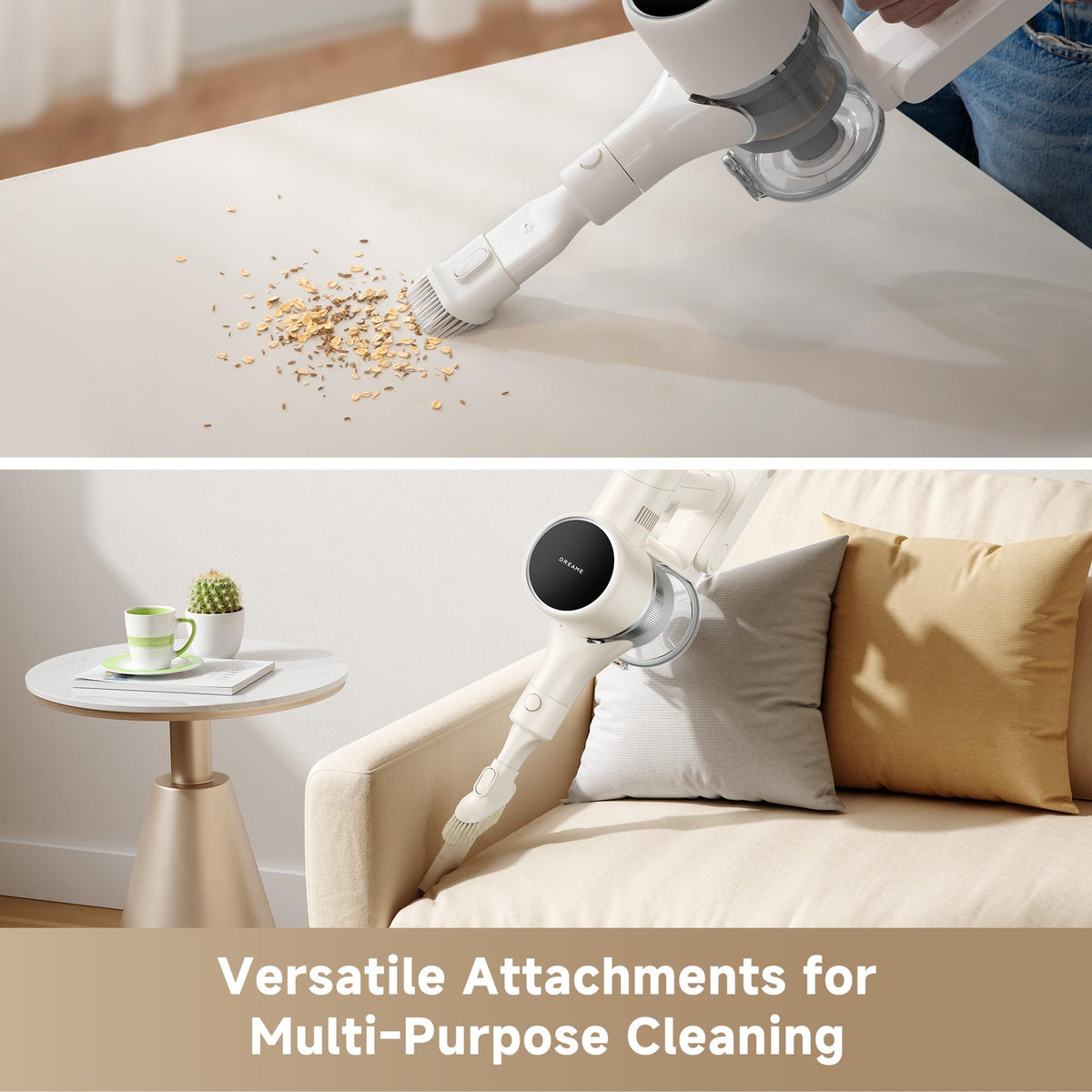 dreame R10 Pure Cordless Stick Vacuum, White