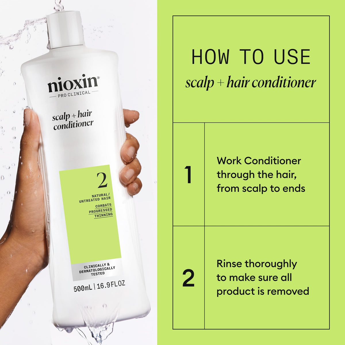 Nioxin Scalp + Hair Thickening System 2 Conditioner, 16.9 fl oz